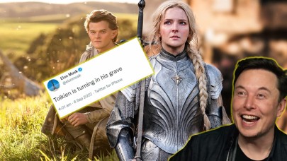 Elon Musk'tan Yüzüklerin Efendisi dizisine sert yorum: Tolkien mezarında ters döndü