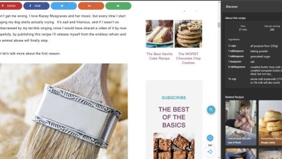 Microsoft yemek tarifi verecek! Microsoft Edge'in yeni kenar çubuğu
