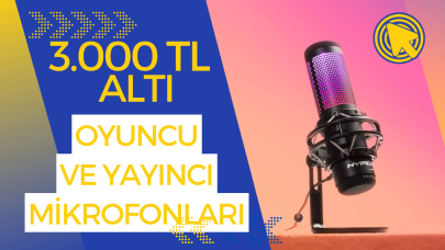 3000 TL altı en çok satan oyuncu ve yayıncı mikrofonları