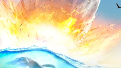 Dinozorları sadece asteroit yok etmedi: Kilometrelerce uzunluktaki tsunami dalgaları Dünya'yı sildi süpürdü