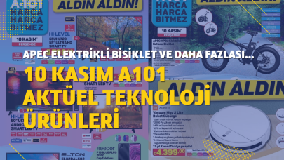 10 Kasım A101 aktüel teknoloji ürünleri: APEC APB2 elektrikli katlanır bisiklet ve daha fazlası