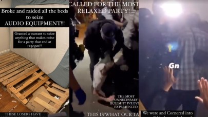 Çevik kuvvet,  yüksek sesten şikayet edilen eve biber gazıyla baskın yaptı: Biraz abartı mı oldu?