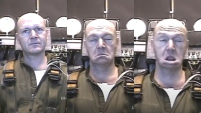 9G kuvvetine maruz kalmanın nasıl bir şey olduğunu gösteren şok edici video