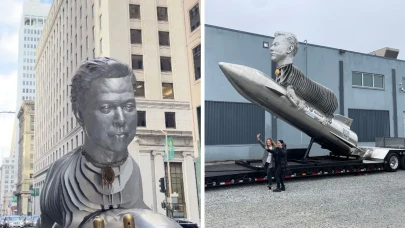 600 bin dolara keçi gövdeli rokete binen Elon Musk heykeli yaptırdılar: Peki neden?