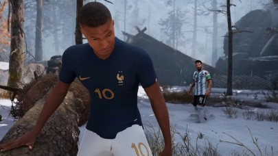 Mbappe,  Messi'den intikamını God of War modunda aldı - VİDEO