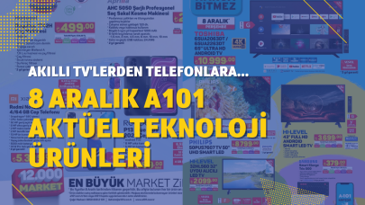 8 Aralık A101 Aktüel teknoloji ürünleri: Samsung Smart klavye,  Philips TV ve daha fazlası