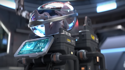 Çılgın bilim insanı,  insan çiftliklerini gösteren konsept dünyasını tanıttı