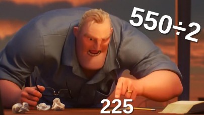 Basit bir matematik sorusu '550÷2' sosyal medyayı şaşkına çevirdi! (Cevap '225' değil)