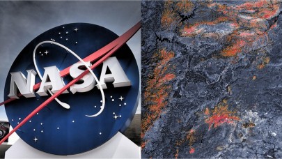 NASA,  depremin uzaydan hasar haritasını çıkardı