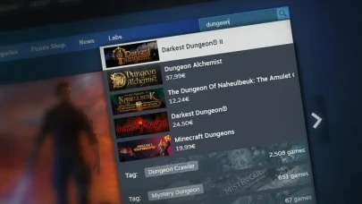 Steam'de aradığınız oyunu bulmak artık daha kolay!