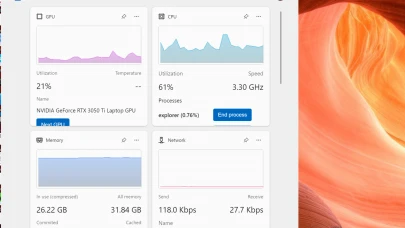 Microsoft,  Windows 11'e yeni widget'lar ekledi!