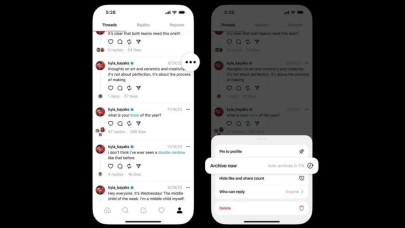 Threads'in yeni özelliği sayesinde geçmiş gönderilerinizi kontrol altına alabileceksiniz!