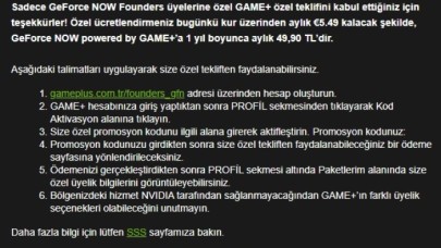 GeForce Now Founders kullanıcılarına kod dağıtımı başladı