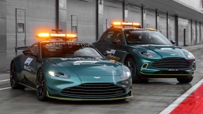 Karşınızda Formula 1'in yeni güvenlik aracı Aston Martin Vantage!