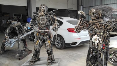 Transformers'a rakip Düzceli motor ustası!