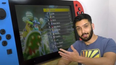 Bir YouTuber,  televizyon boyutunda Nintendo Switch yaptı!