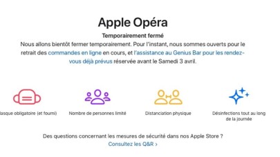 Apple,  Fransa’daki tüm mağazalarını kapattı