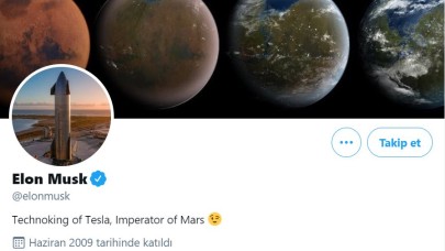 Elon Musk,  kendisini Mars'ın imparatoru ilan etti