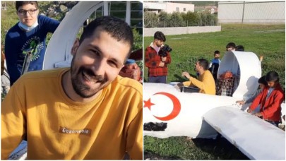 YouTuber'ın yaptığı uçak düştü! Çevre sakinleri İHA sandı