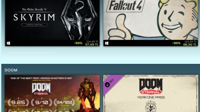 Bethesda oyunları Steam'de büyük indirime girdi! Koşun bu fiyatlar kaçmaz