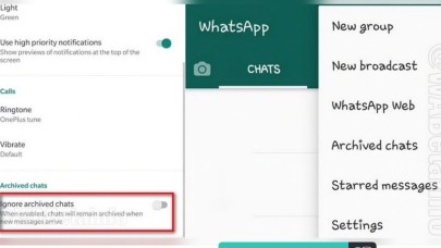 Beklenen özellik geldi! WhatsApp arşivlenmiş sohbetleri yok sayabilirsiniz