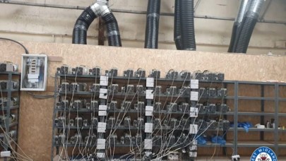 Uyuşturucu baskını diye gittiler,  Bitcoin madeni çıktı