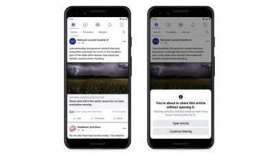 Facebook yeni özelliğini test ediyor: Paylaşmadan önce oku