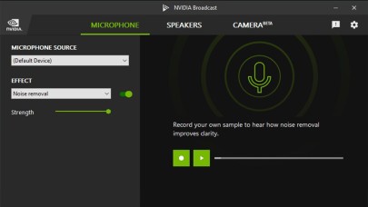 NVIDIA Broadcast uygulaması yeni özellikler ile güncellendi