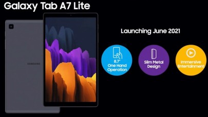 Samsung giriş seviye tableti Galaxy Tab A7 Lite’ı duyurdu!