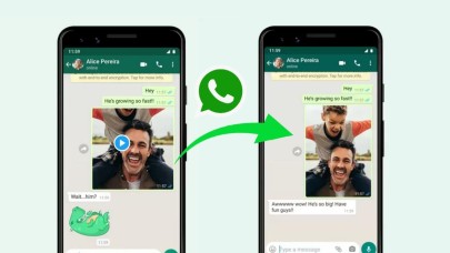 WhatsApp artık sohbetlerde daha büyük fotoğraflar ve videolar gösteriyor
