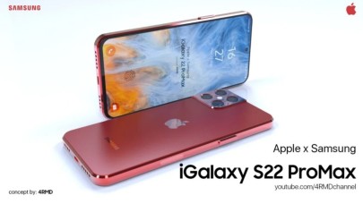 iPhone ile Samsung birleşti: iGalaxy S22 ProMax