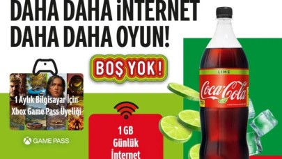 1 litre Coca Cola alanlara 1 aylık Xbox Game Pass hediye