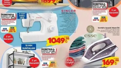 Haftaya A101 ve Şok marketlerde teknolojik ürün geçidi var