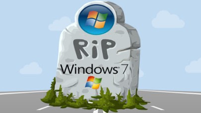Elveda koca yürekli Windows 7...
