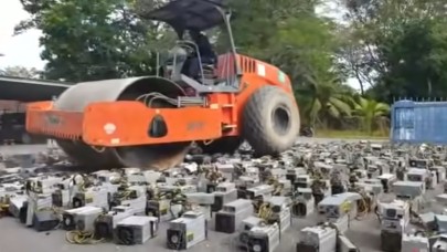 Polis,  kripto madencilik bilgisayarlarını patates püresine çevirdi