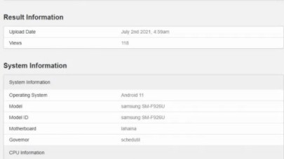Samsung Galaxy Z Fold 3'ün bazı detayları ortaya çıktı