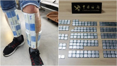 308 işlemciyi vücuduna bağlayıp fark edilmeyeceğini düşündü...