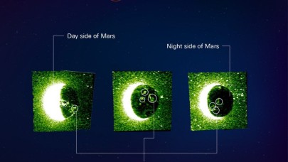 Uzay aracı Hope,  Mars'ın Kuzey Işıklarını görüntüledi