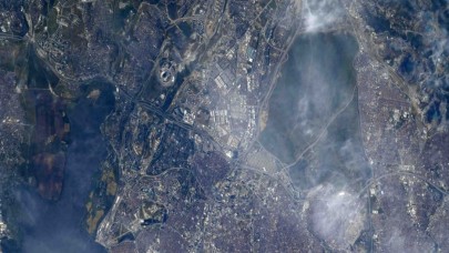 NASA Astronotu,  İstanbul'un uzaydan çekilmiş bir fotoğrafını paylaştı