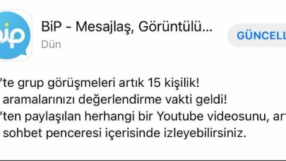 BiP kullananlara müjde! Yeni özellikler geldi