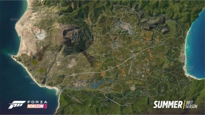Forza Horizon 5'in haritası ortaya çıktı