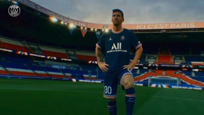 Lionel Messi’nin PSG’ye transferi drone ile çekilen bir videoyla duyuruldu