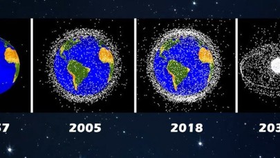 Çin askeri uydusuna,  uzay enkazı çarptı!