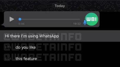 WhatsApp'ta sesli mesaj dinlemeyi sevmeyenlere ilaç gibi özellik!