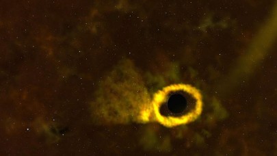 Dokunmayın çok fenayım! Bir yıldızı içten içe yiyen kara delik keşfedildi...