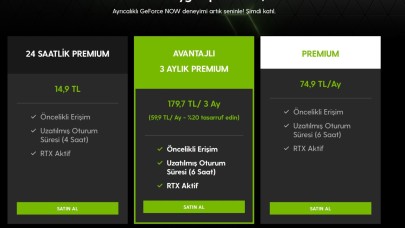 GeForce Now'dan yeni paket: 24 Saatlik Premium