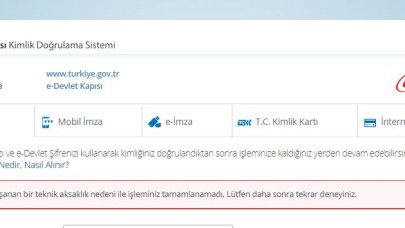 e-Devlet çöktü mü? e-Devlet'e neden girilmiyor?