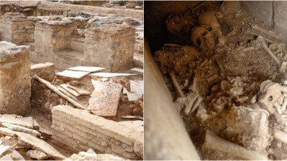 Haydarpaşa Garı'nın altından tarih fışkırdı: Askeri sığınak ve toplu mezardan görüntüler...