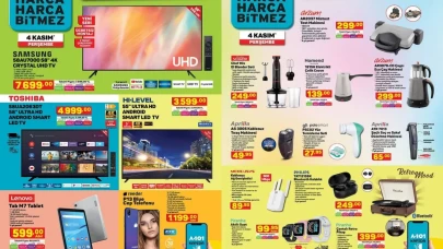 4 Kasım A101 Aktüel teknoloji ürünleri! Samsung akıllı TV,  Retro pikap ve daha fazlası...