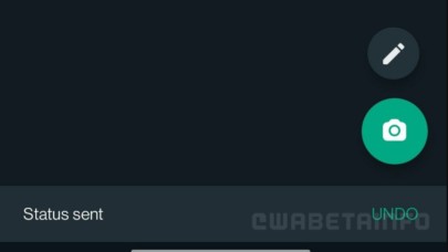 WhatsApp'tan yanlışlıkla atılan durumlar için 'Geri Al' özelliği!